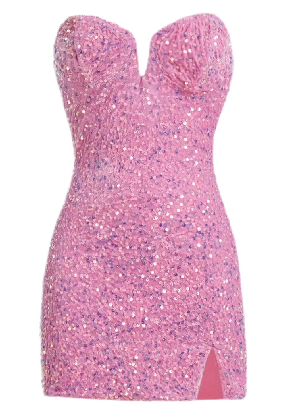 Glitter Barbie” Split Hem Sequin Tube Bodycon Dress, Women's – Modish Kids  Boutique 👑