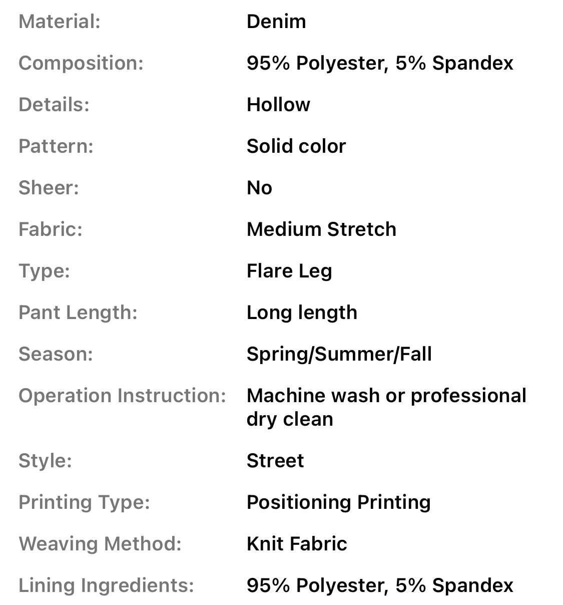 ‘Alyah’ Slim Fit Flared Denim Patchwork with Side Cut-Out S-Layer Design - Mid-Stretch Jeans