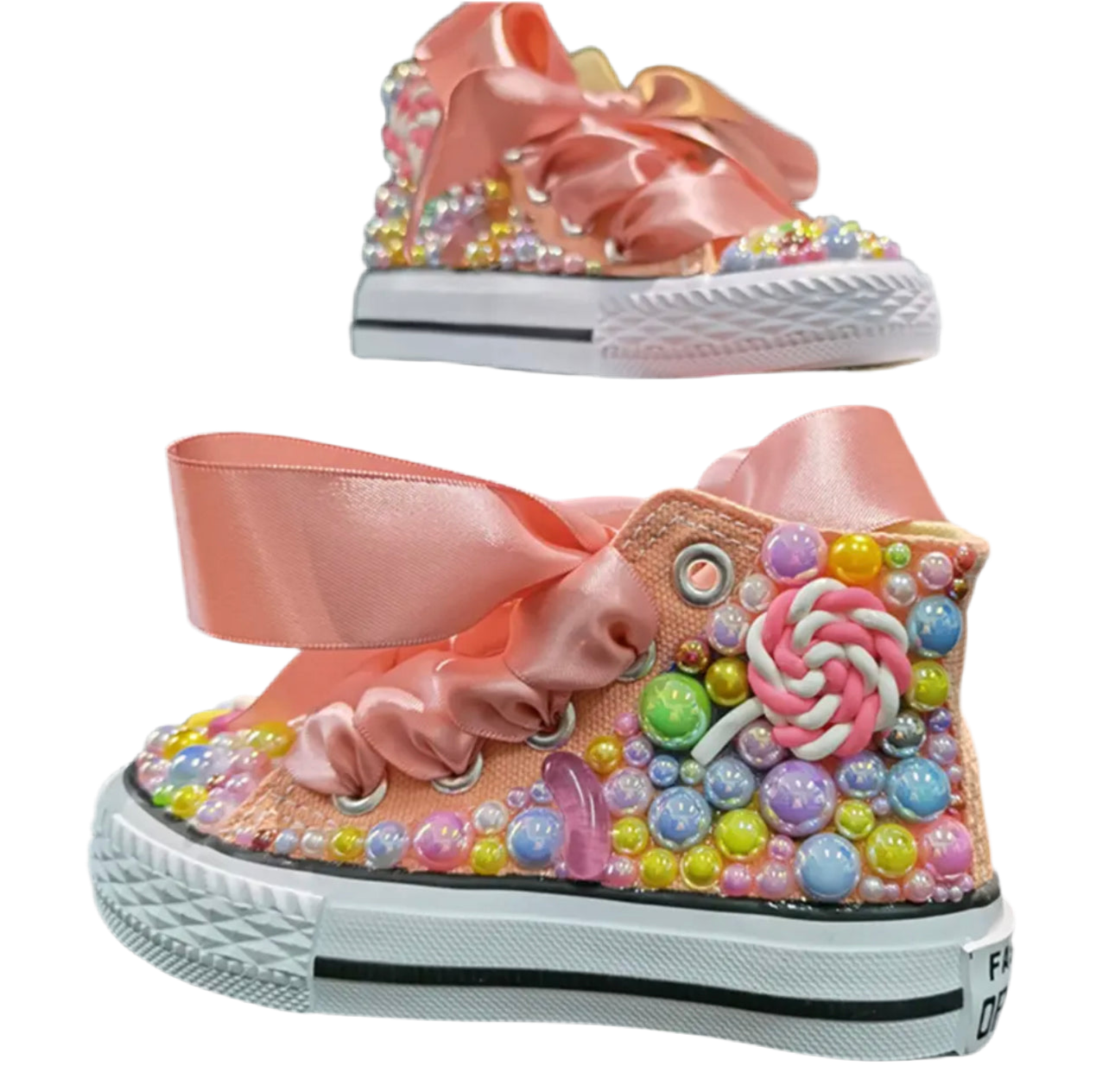“Lollipops” 🍭 Pearls & Rainbows Sneakers