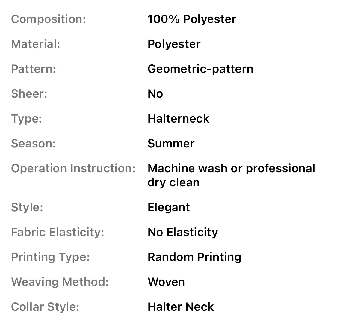 ‘Tassels’ Women's Paisley Print Halter Neck Top with Fringe Details