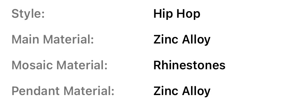 ‘Pinky & The Brain’ Streetwear Heavy Duty Pendant & 18” Necklace