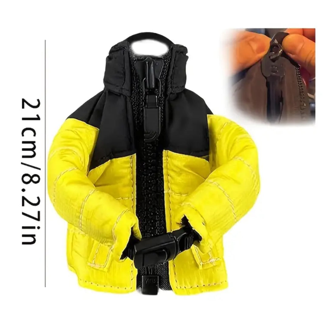 Mini -Style Down Coat Durable Keychain | Holder