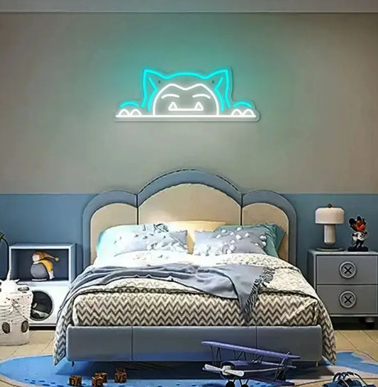 “Pokémon” LED Neon Sign, USB Powered Neon Light with Switch Control, Non-Dimmable One Color Metal Finish - No Battery Required