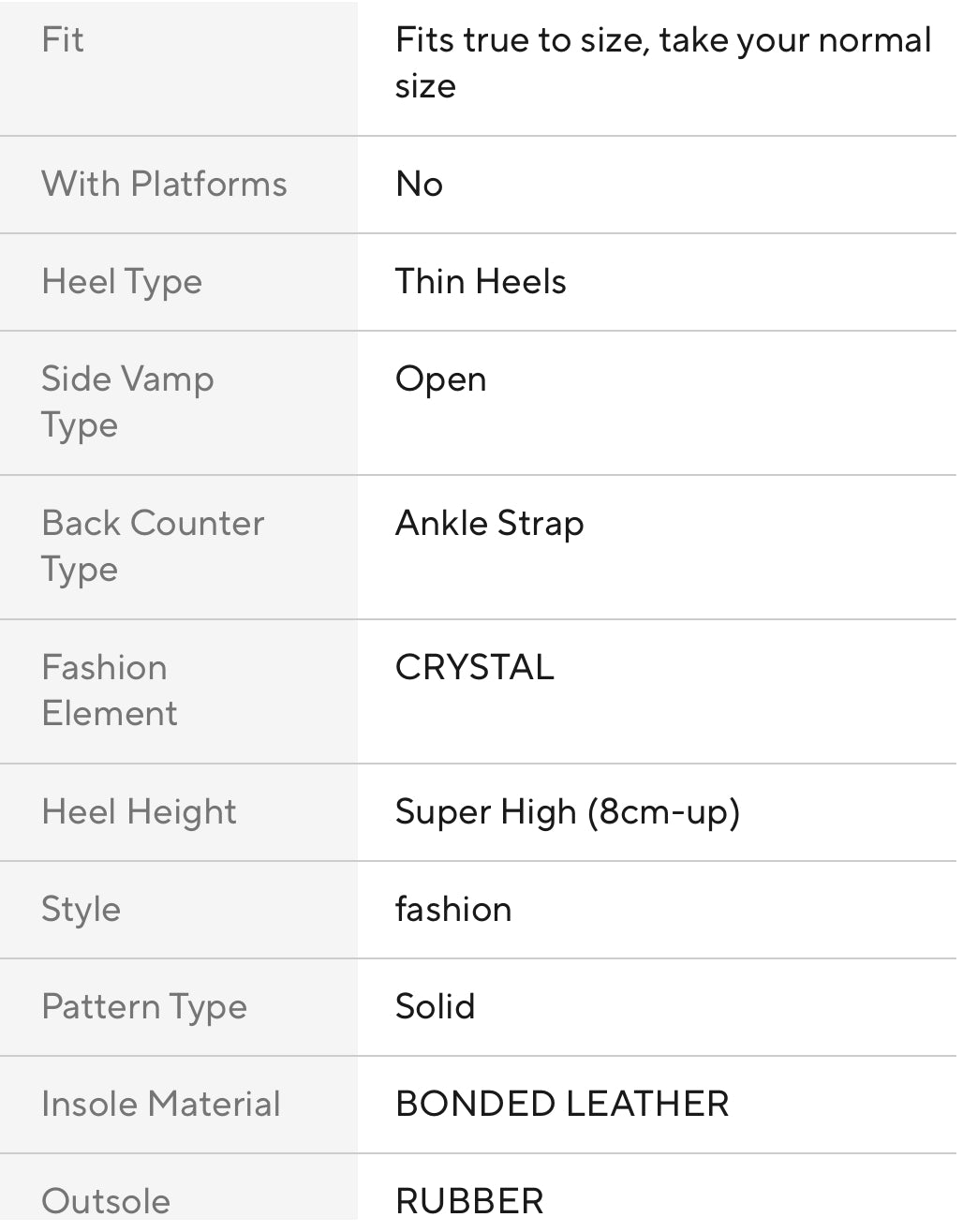 Silver Diamond Stiletto