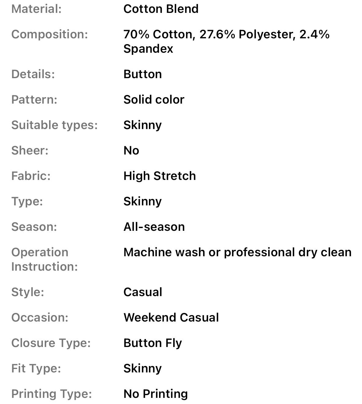 Slim Fit, High Stretch, Tight Jeans, Ripped Casual Skinny