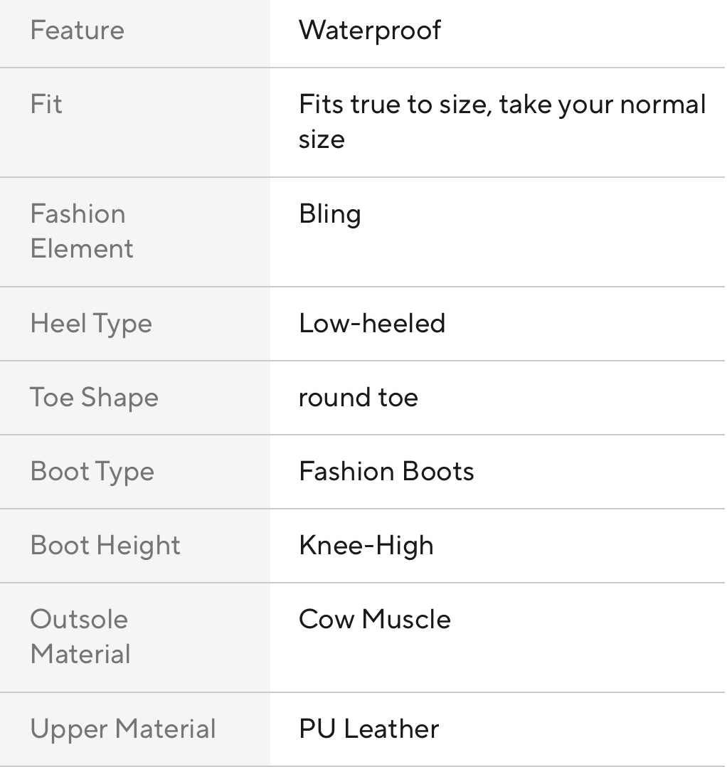 ‘PRINCESS ELSA’ Tall Plush Low Heel Boots