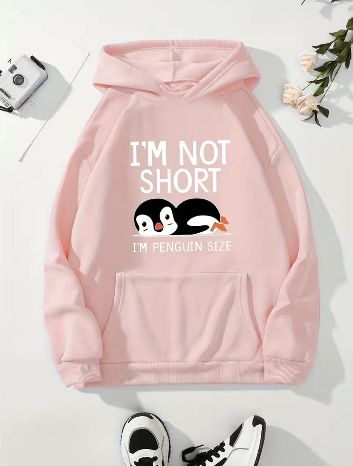 Women’s Penguin Hoodie Drawstring Sweatshirt