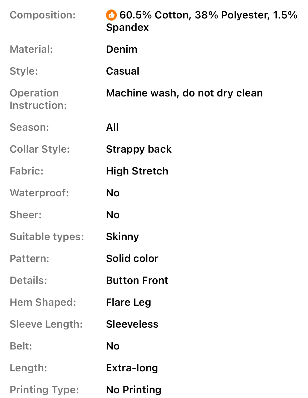 Overol vaquero desgastado con pernera acampanada, lavado azul y bigotes, talla grande (botonadura sencilla, tallas 0XL a 4XL)