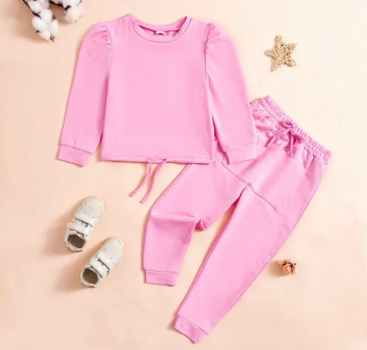 Girls' Hoodie & Pants 2 Piece Set- Long Sleeve Activewear