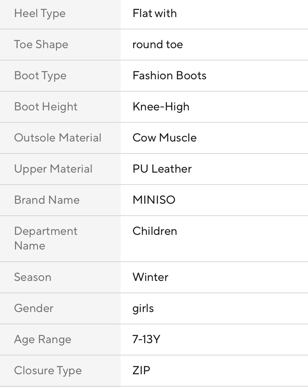 Girls ‘FROZEN’ High Plush Princess Elsa Boots with Side Zipper