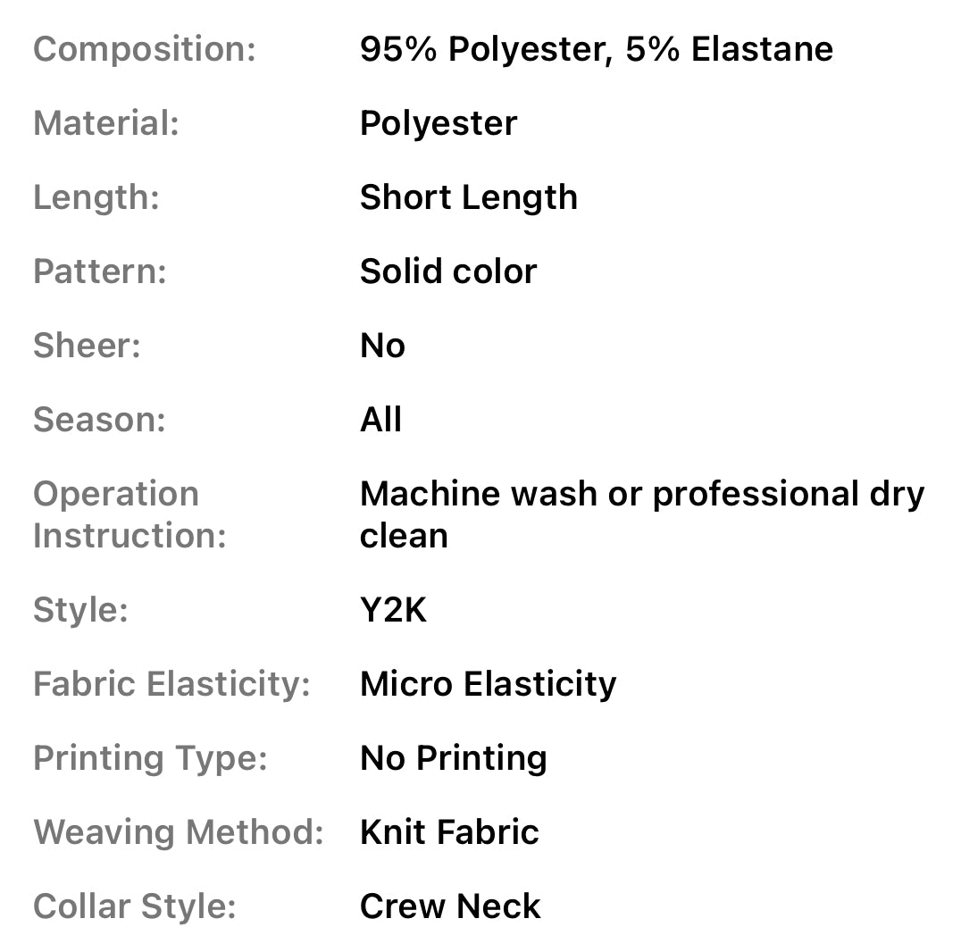 Vibrant “Neon U” Solid Color Crop Top, Long Sleeve Crew Neck, Wardrobe Essential