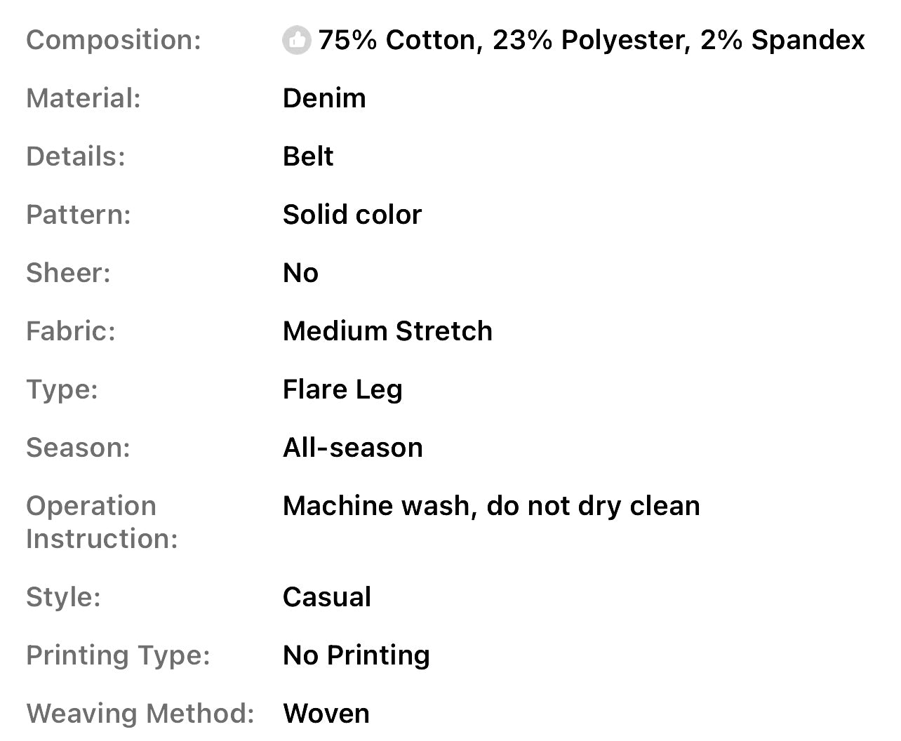 Mid- High-Waisted Retro Style Jeans with Belt, Stretch Cotton Blend, Classic Fit