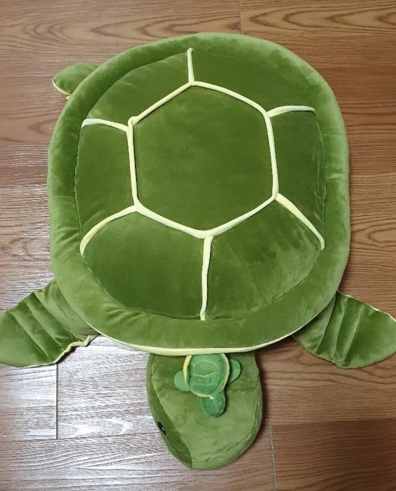 Tortuga marina "Hey Dude", almohada gigante de peluche