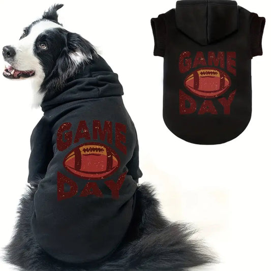 1pc "Game Day" Hoodie For Dogs, Pets