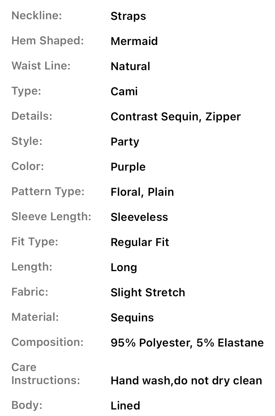 “Sparkly Tween Mermaid” Girls Spaghetti Strap Formal Dress