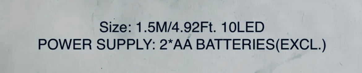 Indoor Butterfly String Lights, Battery Powered Fairy Lights