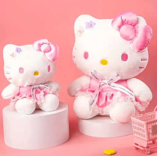 Hello Kitty- Lilacs, Flower Style Soft Cute Plush