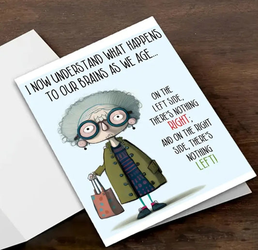 1pc Humorous Greeting Card for Any Occasion - Birthday, Mother's Day, Father's Day