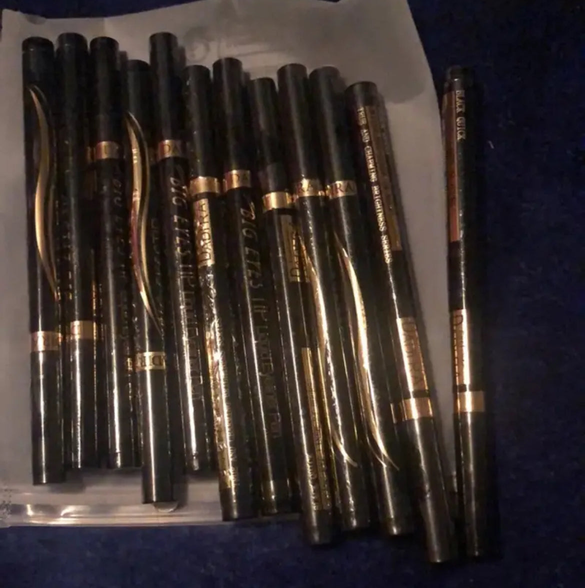 Waterproof Quick Dry Long-Wearing Liquid Eyeliners 12pcs Set