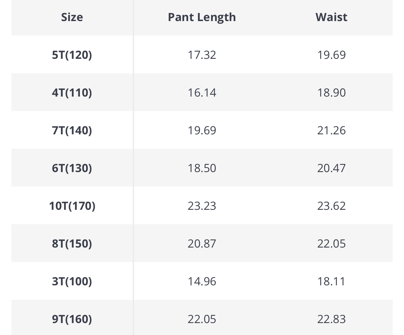 Pantalones cortos capri para adolescentes y niƱos