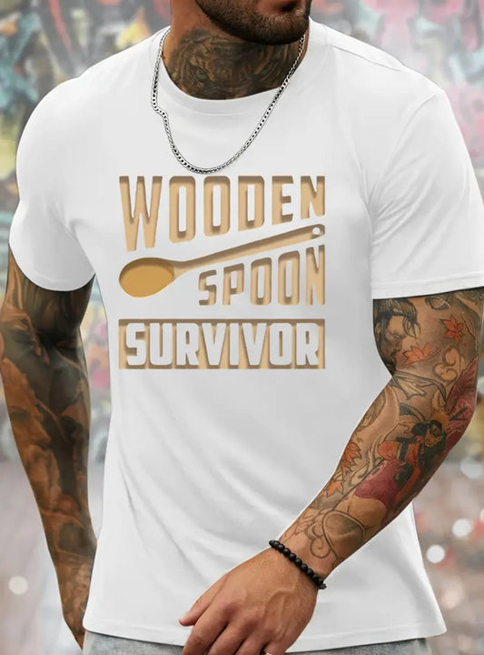 “WOODEN SPOON” Casual Quick Drying Breathable T-Shirt