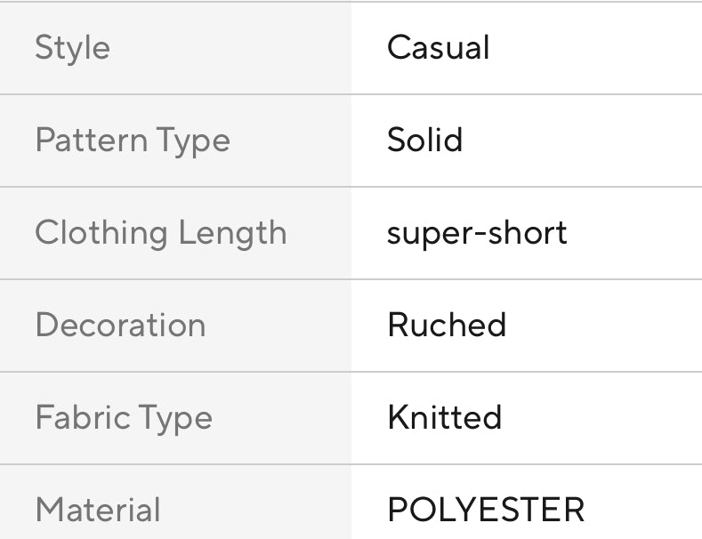 Youth, Tie Front Knitted Crop Top Chic Flutter Sleeve Slim Backless Top