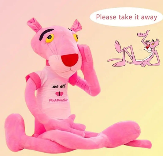 Naughty “Pink Panther” Soft Pillow Plush Toy Decoration(Clothes Not Included)