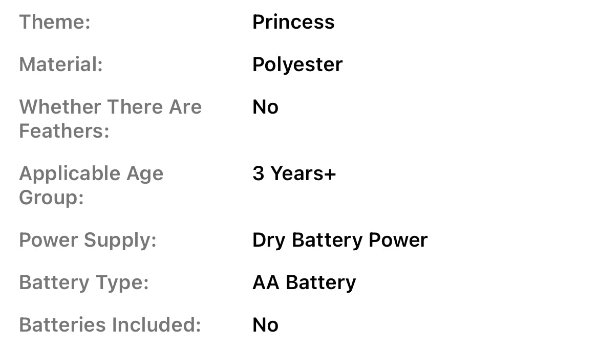 Elsa Light Up LED Dress