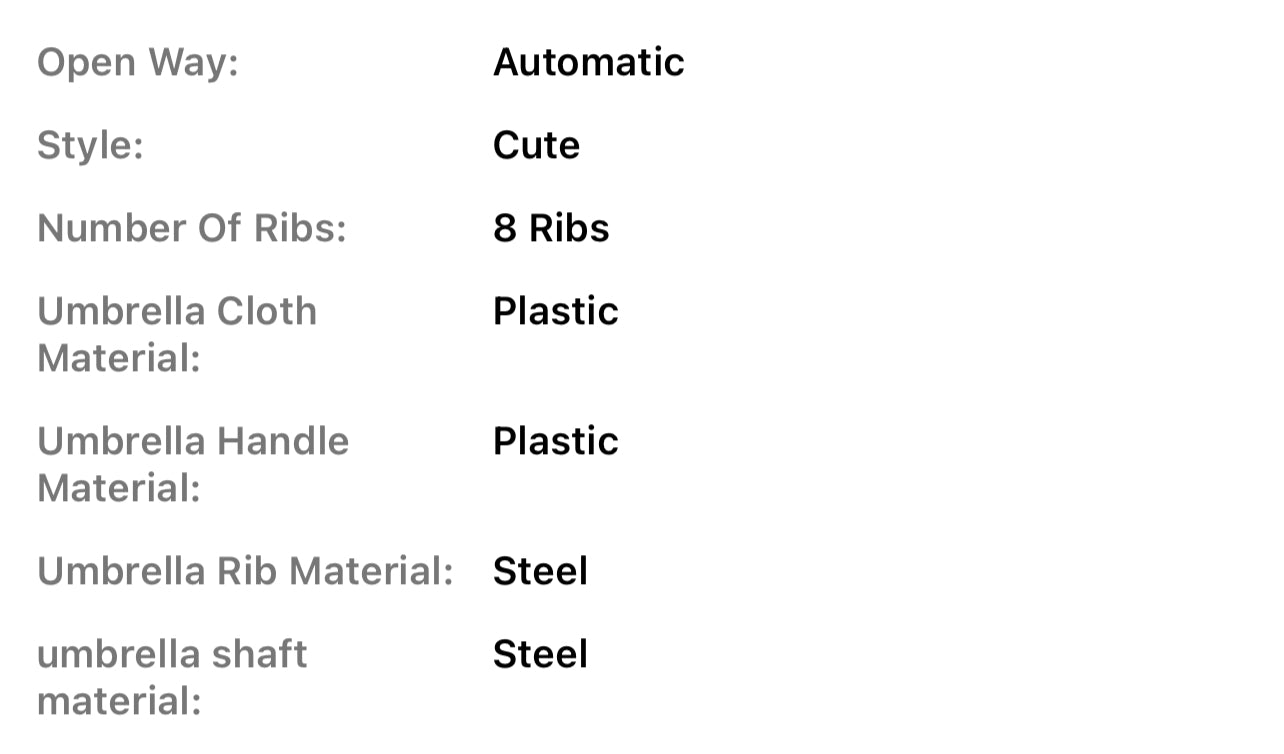 Disney’s ⛄️ Frozen Colorful Rainy Days Umbrella I Automatic Transparent Umbrella