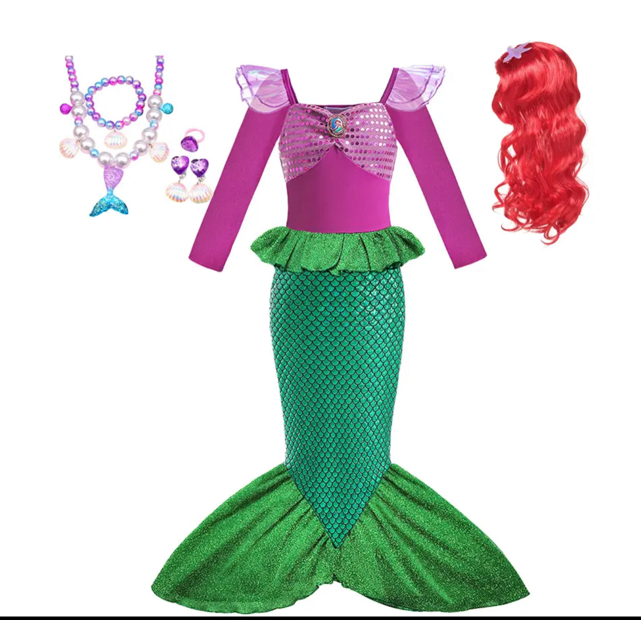 Sequins Mermaid Princess Dress
