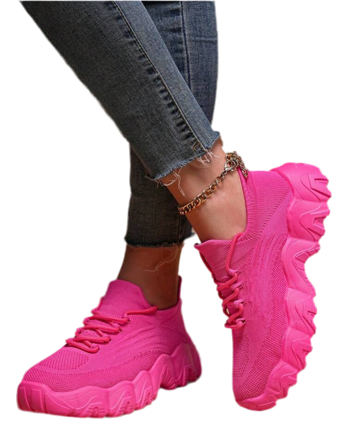 ‘Wave’ Sole Spot Detail Women’s Sneakers