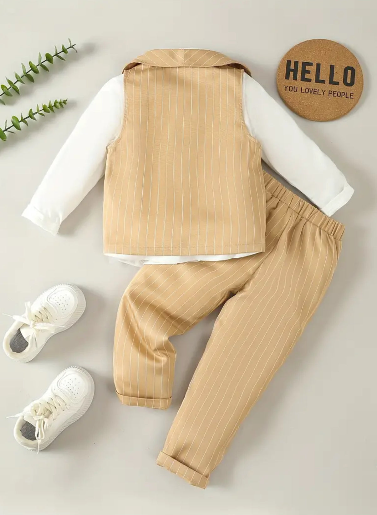 Boys Gentleman British, 3PCS Suit