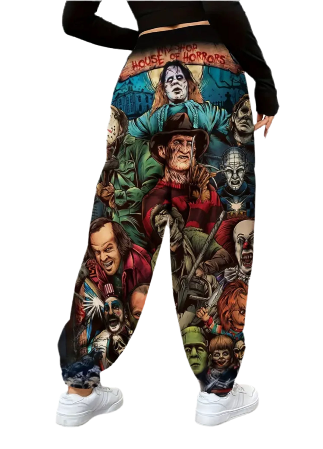 “80’s Scary Movies” 🎥 Women's Casual Sports Pants