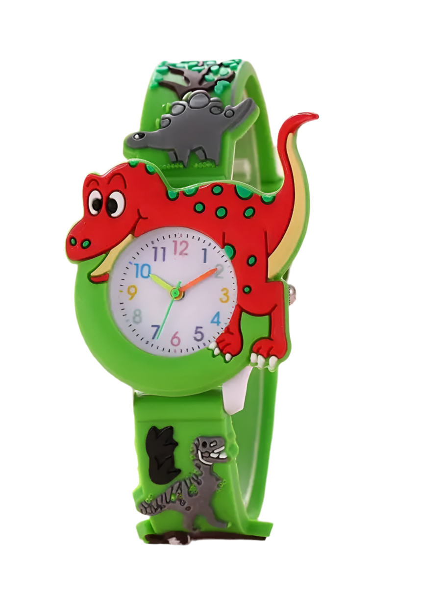 🦖 “T-Rex” Silicone Strap Children's Watch, Ideal choice for Gifts