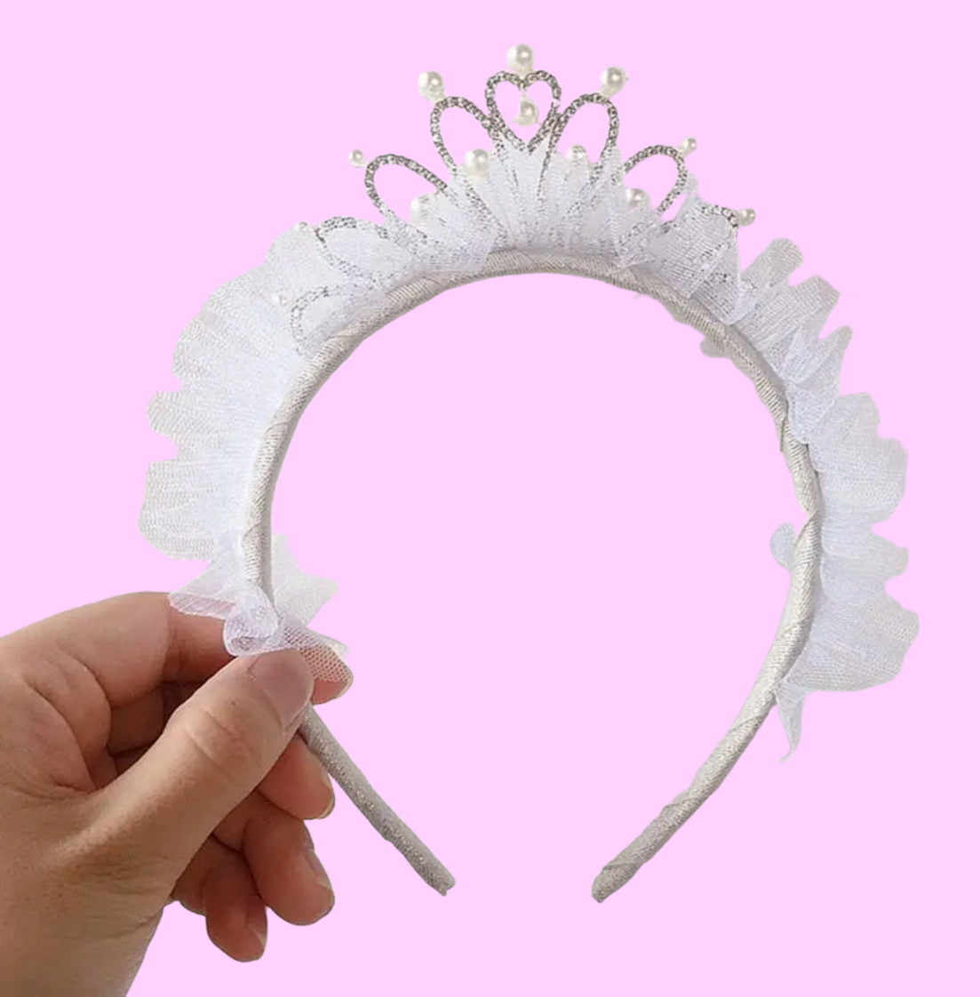 “Royal Birthday Crown” Flower Princess Headband