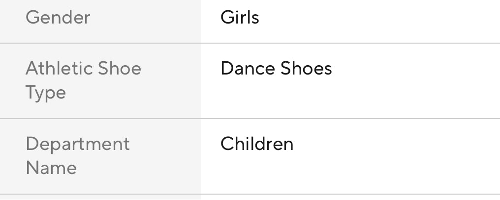 Girls “Diamonds” Dance Shoes