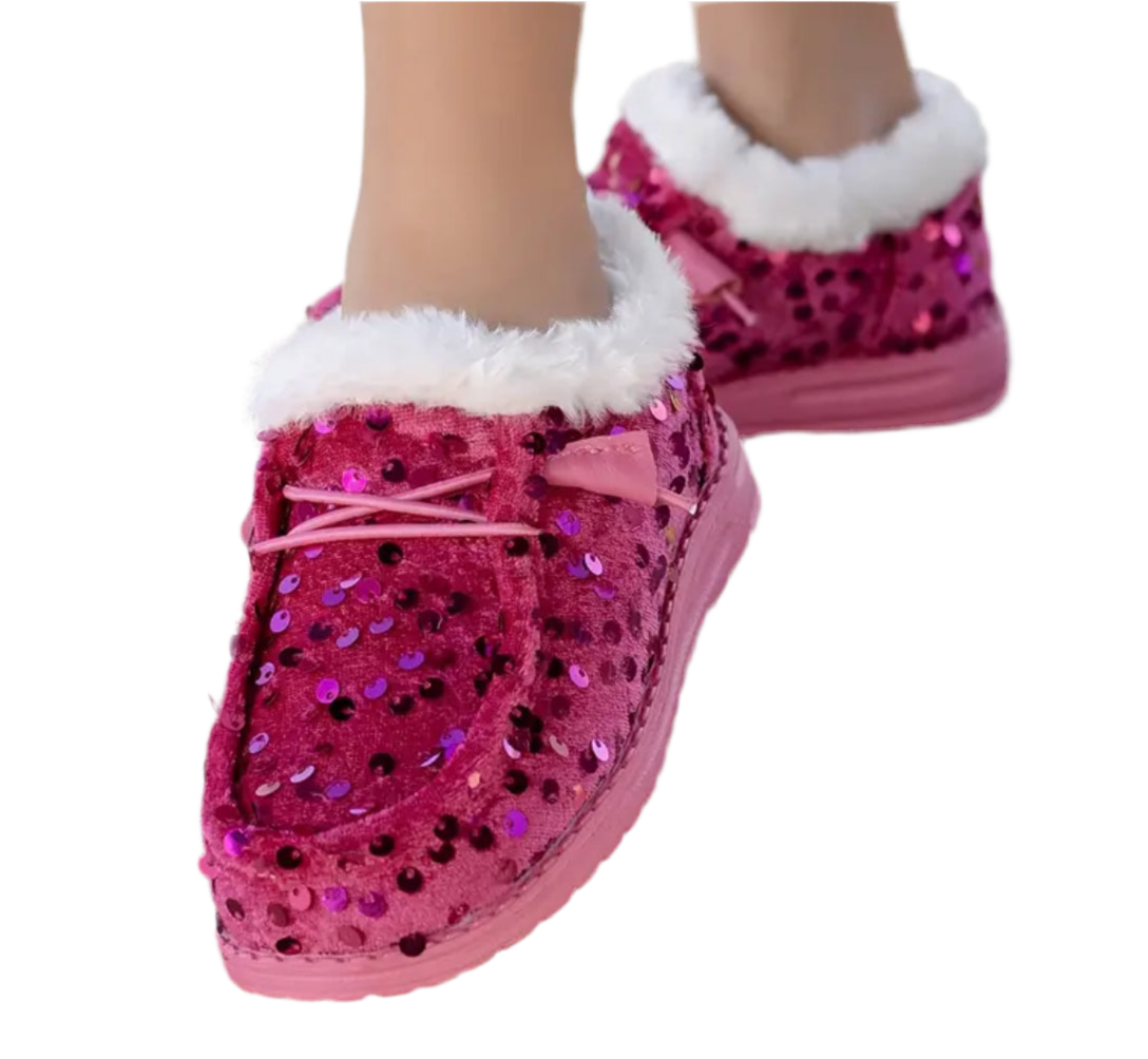 “Cute & Sparkle” Stylish & Comfortable Slip-On Footwear, Outdoor Shoes + Inside Slippers 💞