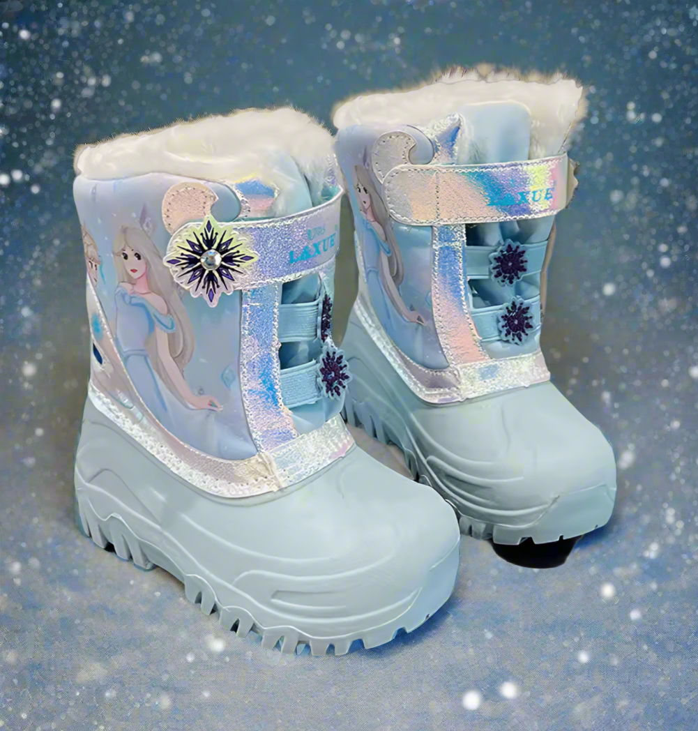 Girls “ADORBS” Snow Boots Waterproof Slip & Cold Weather Resistant