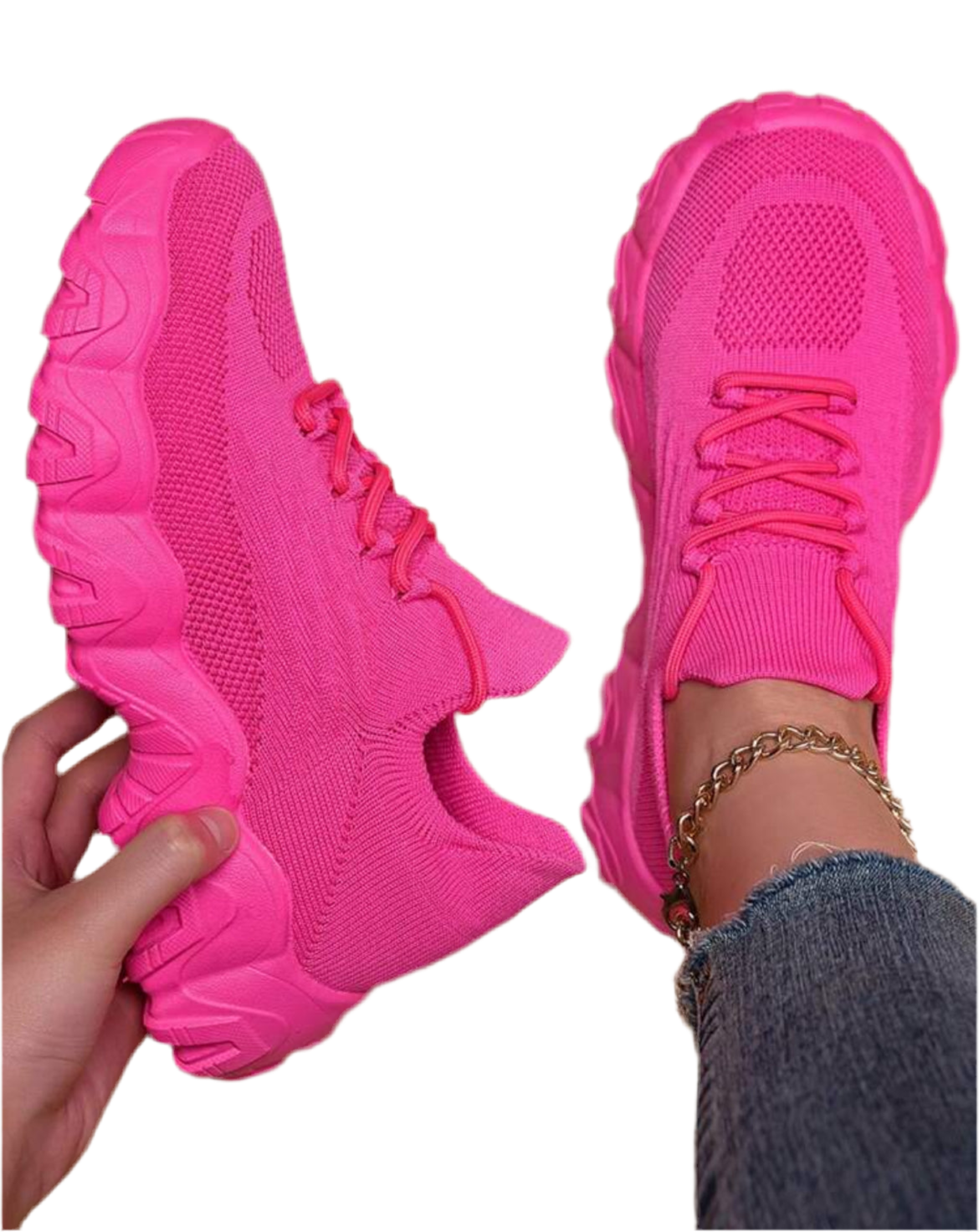 ‘Wave’ Sole Spot Detail Women’s Sneakers