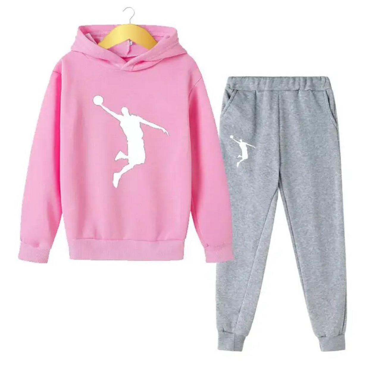 2Pcs Hoodie+Pants Sports Suits 4-13 Years, Tracksuits