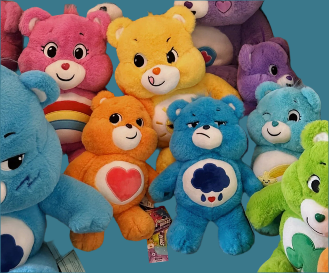 Care Bears Plush 🌈  Toy Gifts, Available in 9’’ to  26’’