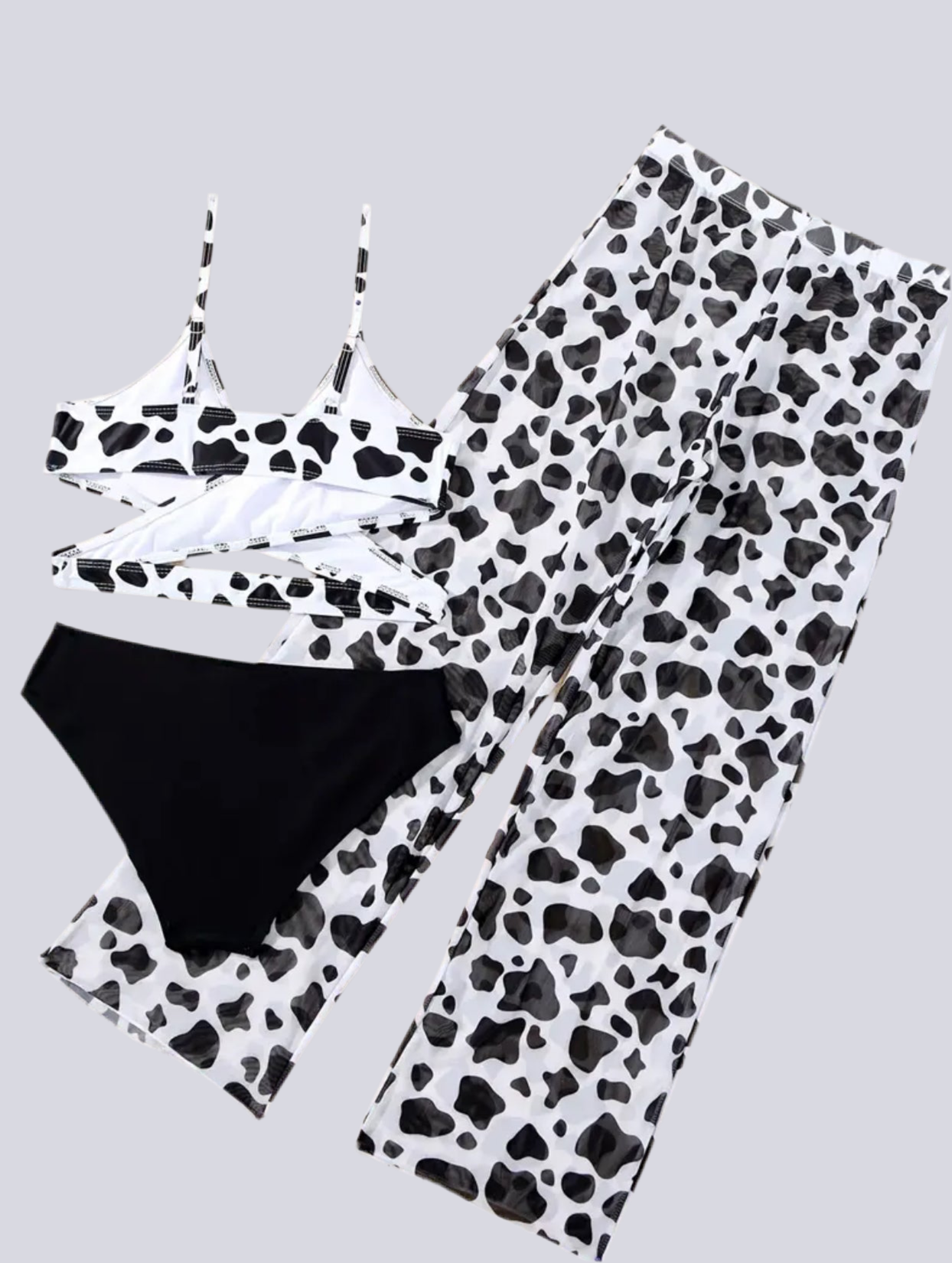 Girls “Fashion Leopard”  2pcs Bikini Set & Matching Pants