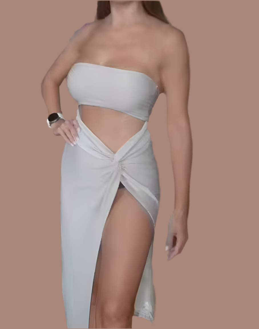 “Genesis” Fashion 2025, Sexy Slit, Bodycon, Hollow Out, Elegant Long Dresses