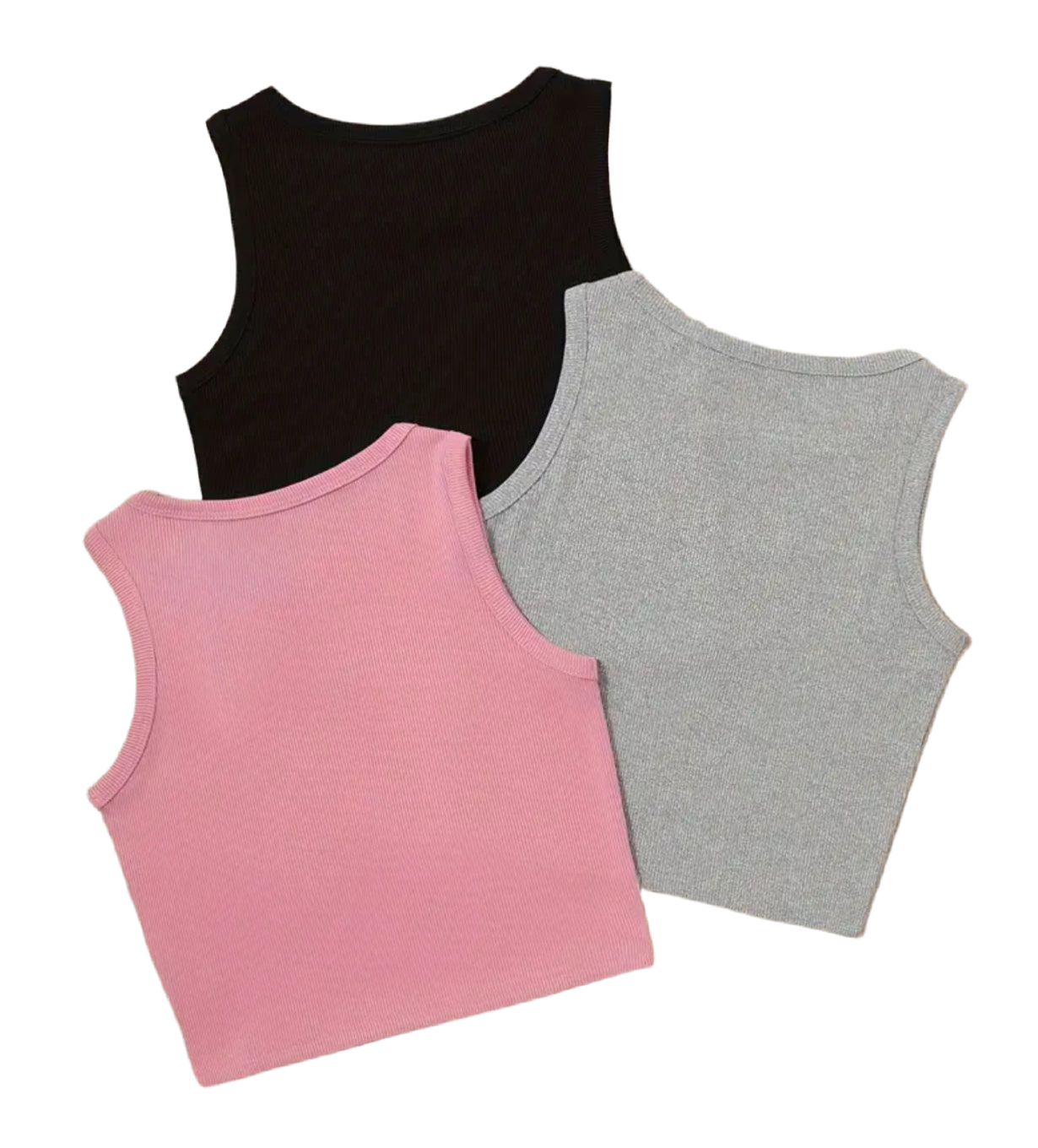 Teens 💞 Tank Tops With Heart Design, Assorted Colors