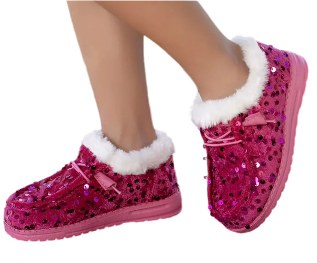 “Cute & Sparkle” Stylish & Comfortable Slip-On Footwear, Outdoor Shoes + Inside Slippers 💞