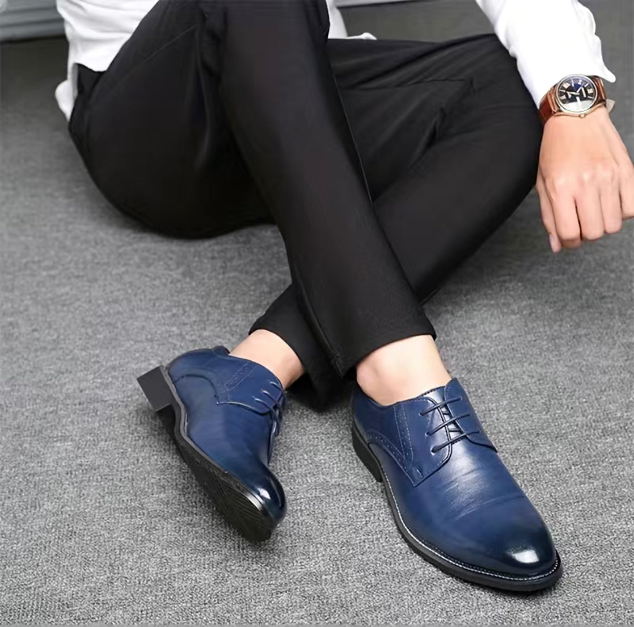 Gentleman’s Casual Genuine Leather Dress Shoes