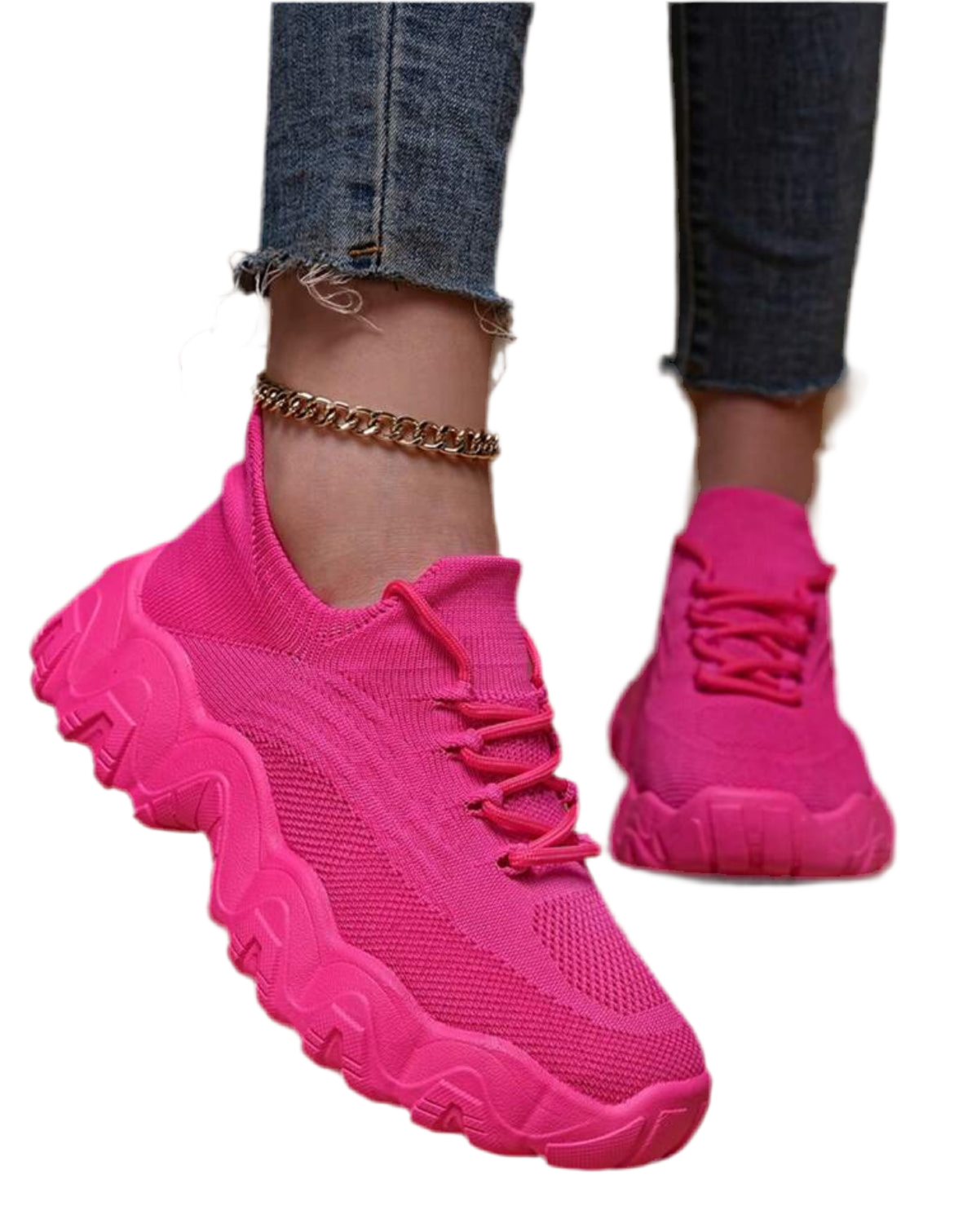 ‘Wave’ Sole Spot Detail Women’s Sneakers