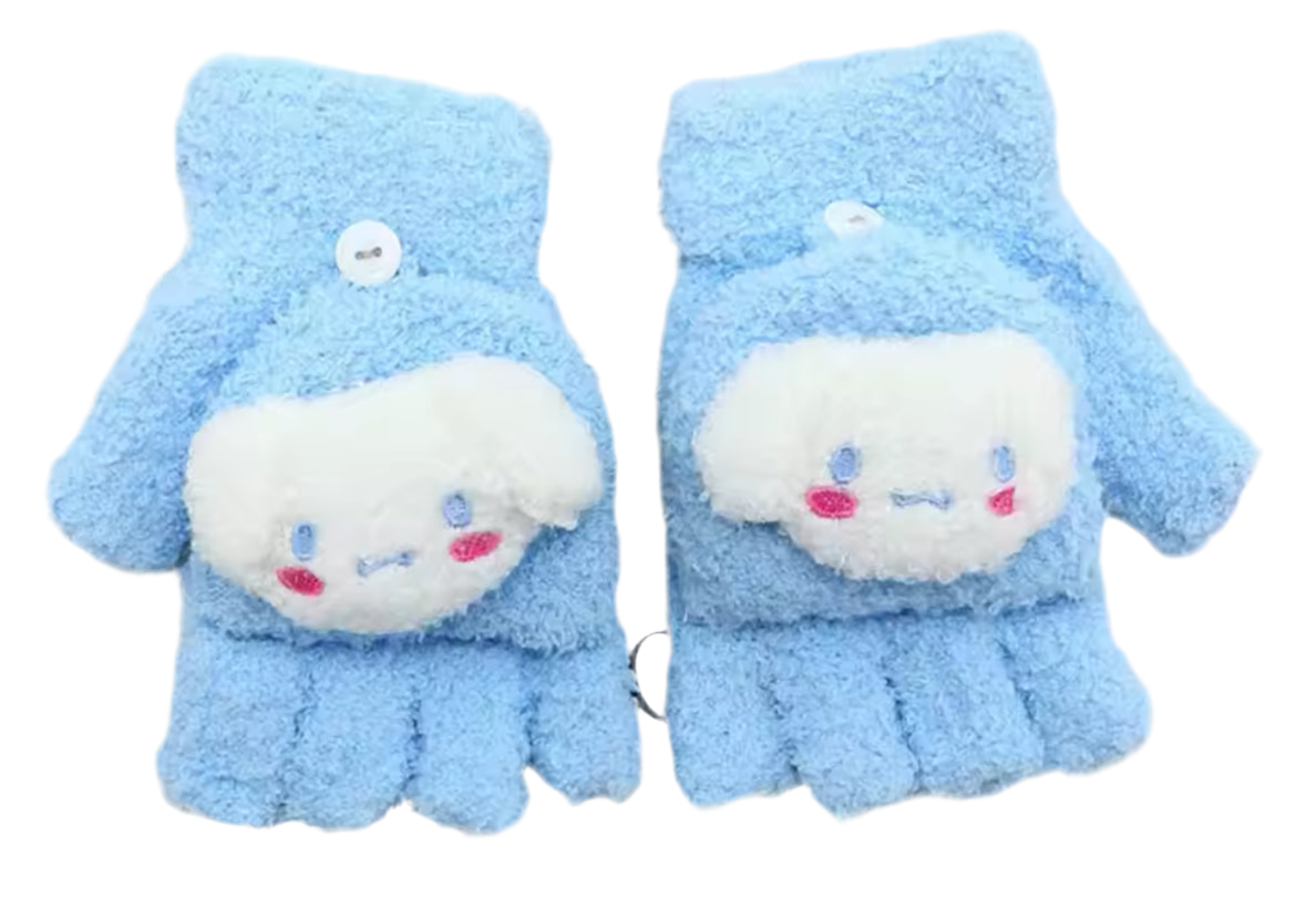 “Hello Kitty & Friends” Knitted Soft, Five Finger Gloves, Kids