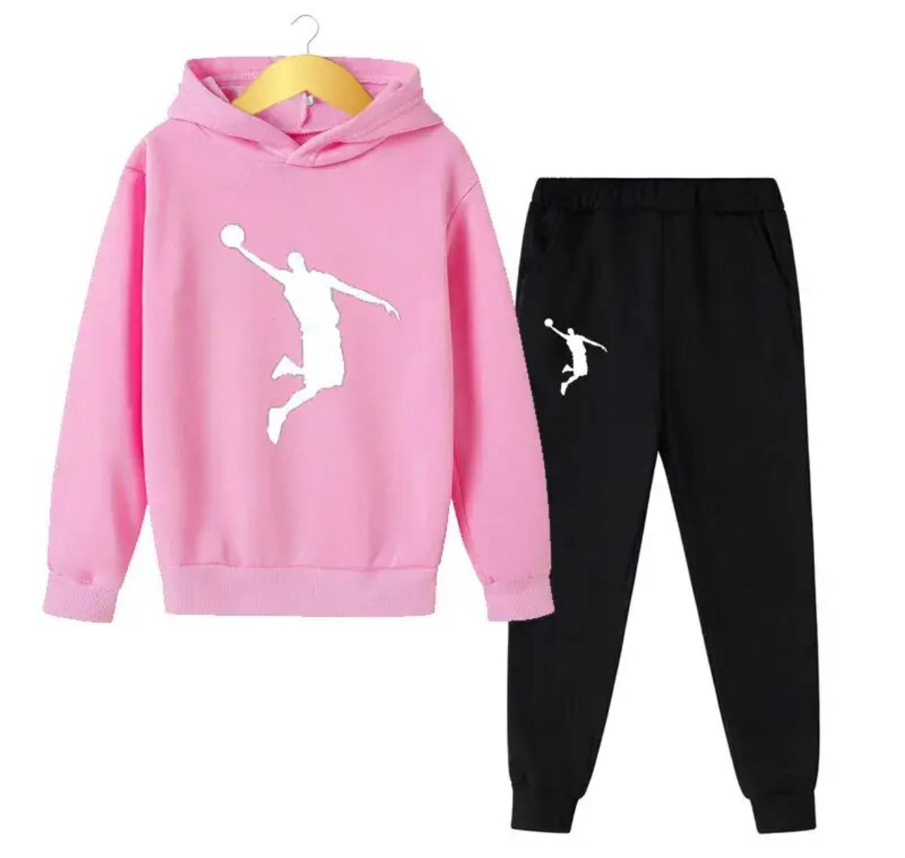 2Pcs Hoodie+Pants Sports Suits 4-13 Years, Tracksuits