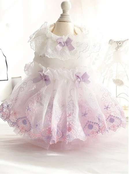 Lavender Dreams, Glam 🐾 Paws Collection, Pet Wedding Dress